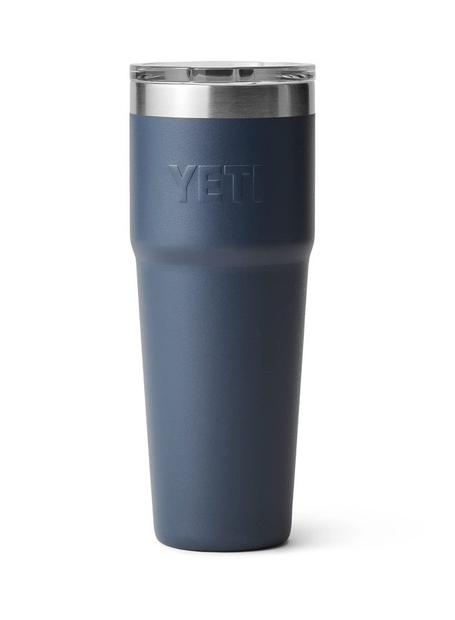 YETI Rambler Stackable Pint, Vacuum Insulated, Stainless Steel with MagSlider Lid, Navy - Image 5
